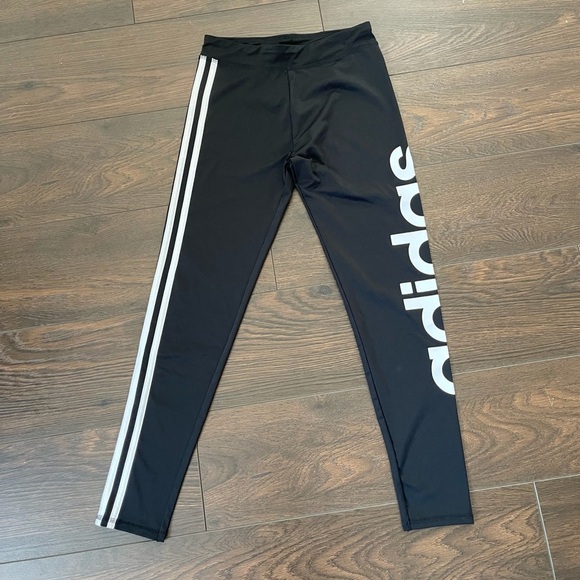 Adidas girls pants size 10/12 - Picture 1 of 3
